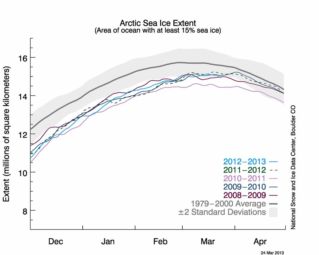 Arctic sea ice 2013