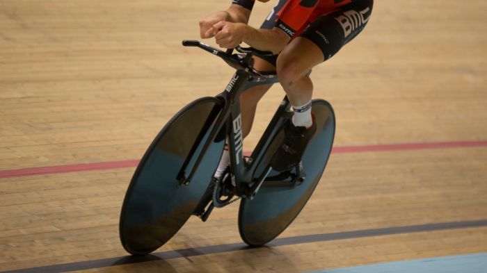 The TrackMachine TR01 was designed to overcome the head-on drag of velodrome environments