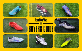 Best soccer cleats collage image best football boots with eight boots lined up on the astro turf