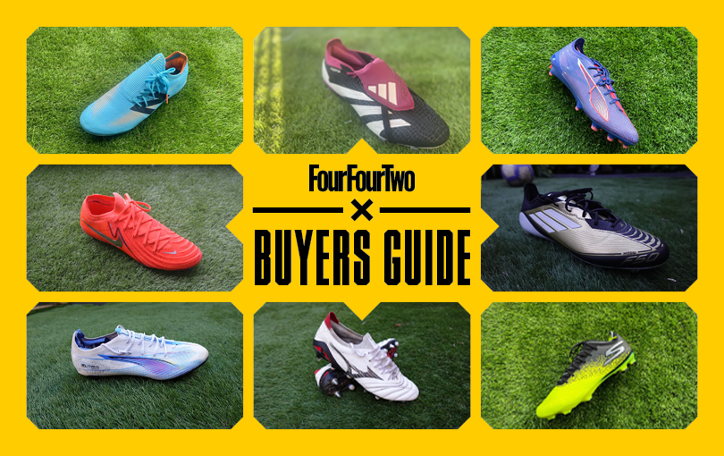 Best soccer cleats collage image best football boots with eight boots lined up on the astro turf