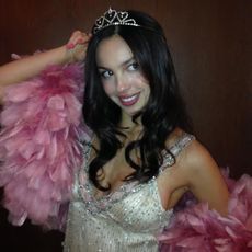 Olivia Rodrigo dressed as a princess in a tiara