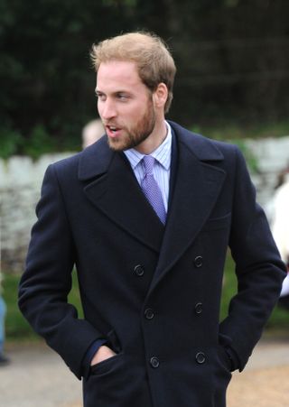 Prince William with a full beard