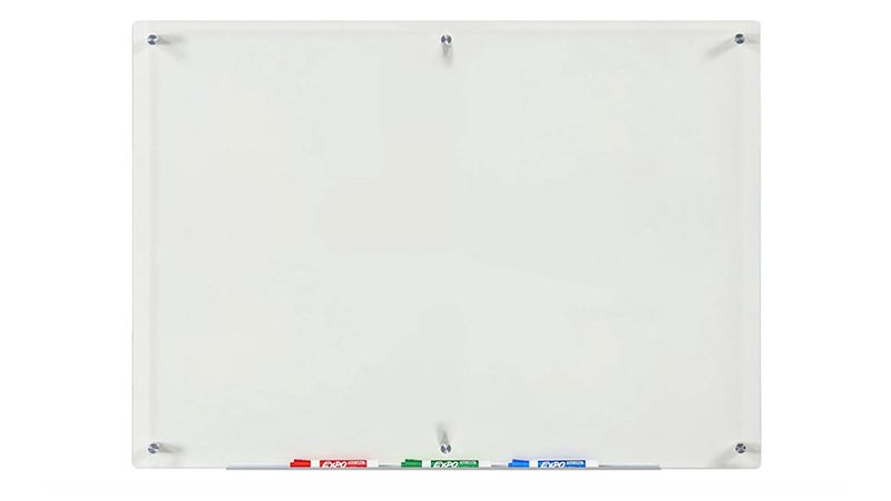 Audio-Visual Direct Glass Dry-Erase Board