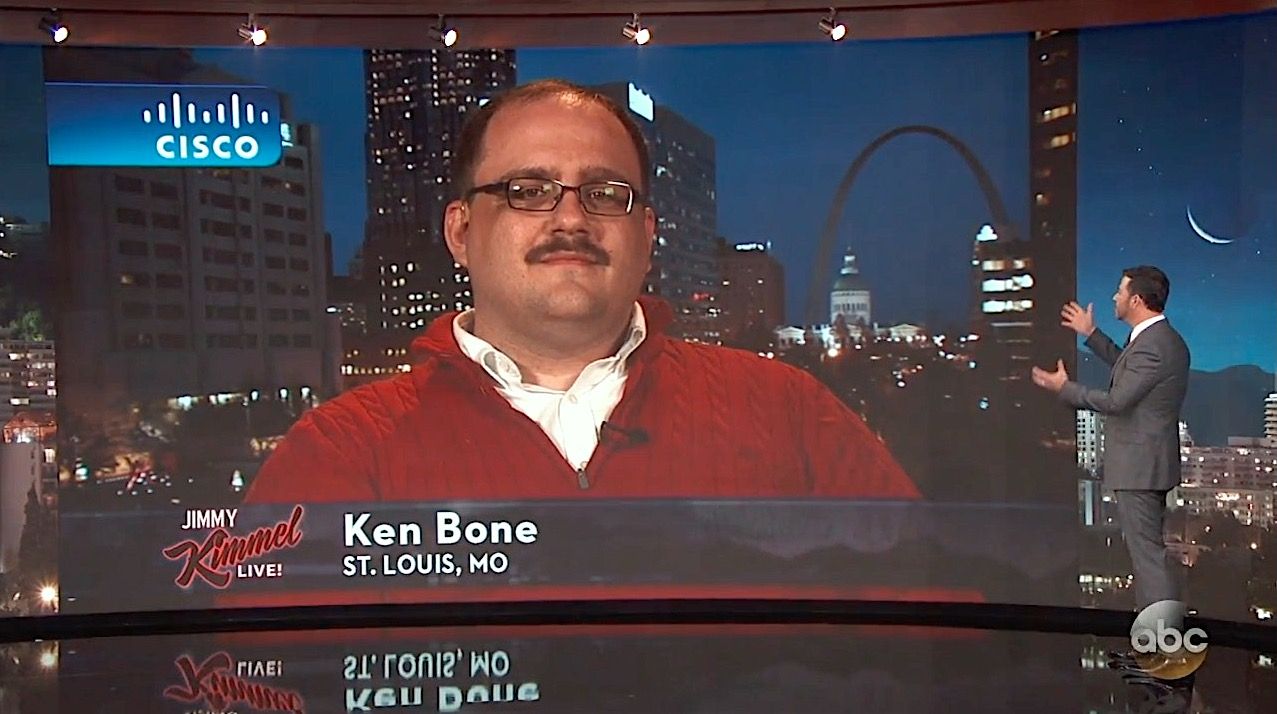 Ken Bone talks to Jimmy Kimmel about the debate, his famous red sweater