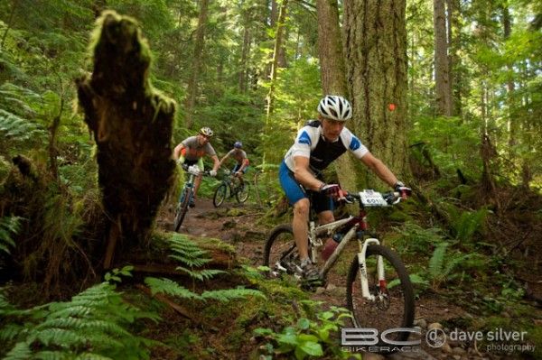 Racers enjoyed singletrack.