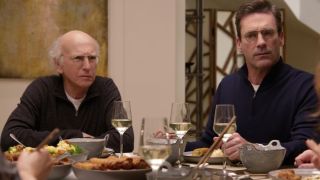 Larry David and Jon Hamm on Curb Your Enthusiasm