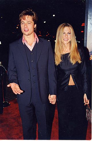 Brad Pitt and Jennifer Aniston in 1999