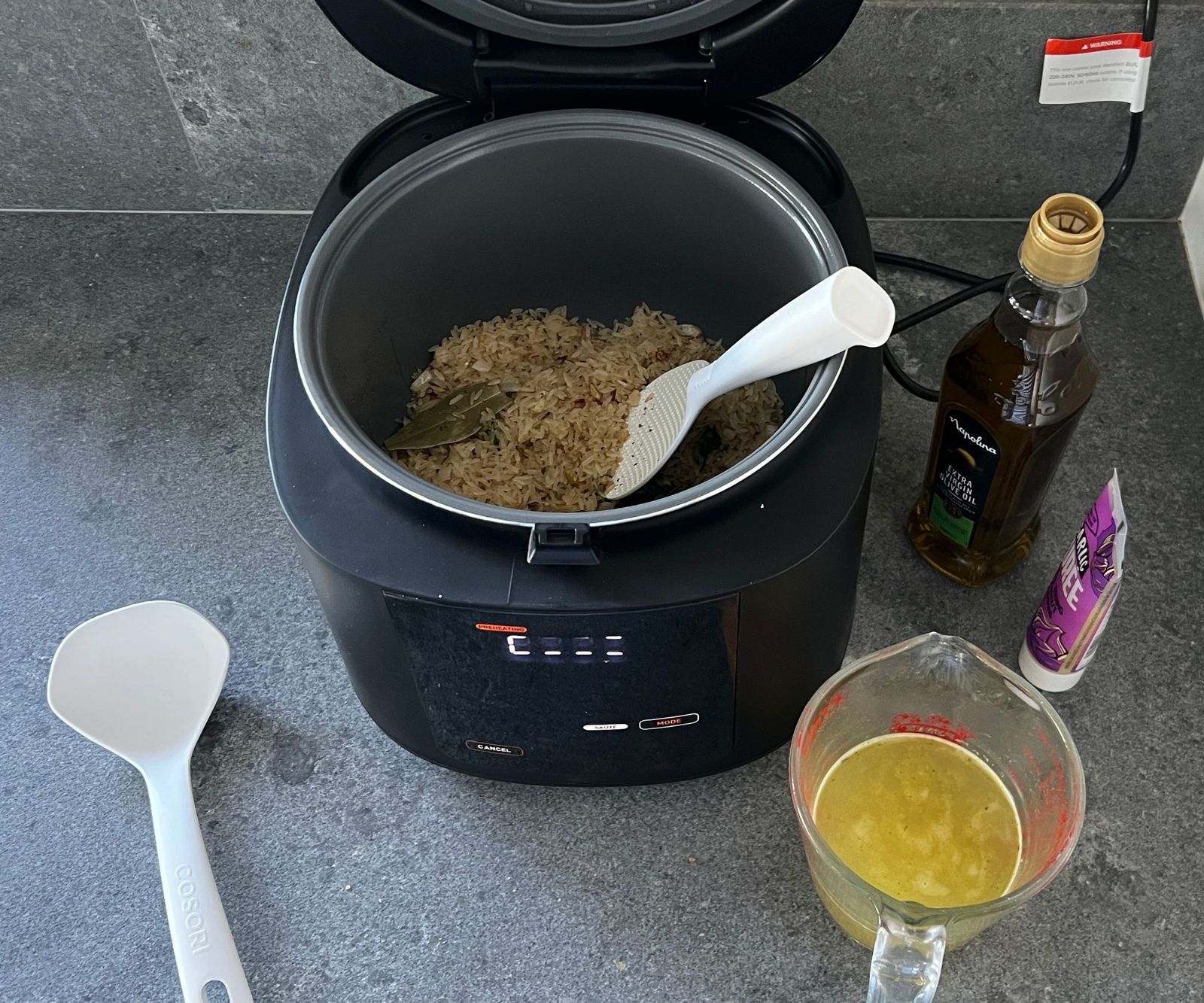 Nice Rise Cook Cosori 5-Quart Rice Cooker: perfect rice, but takes forever | Homes and ...