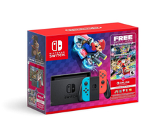 Nintendo Switch (Neon) + Mario Kart 8 Deluxe + 3 Months Switch Online: $299.99 at Amazon