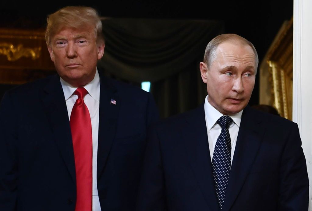 Donald Trump and Vladimir Putin