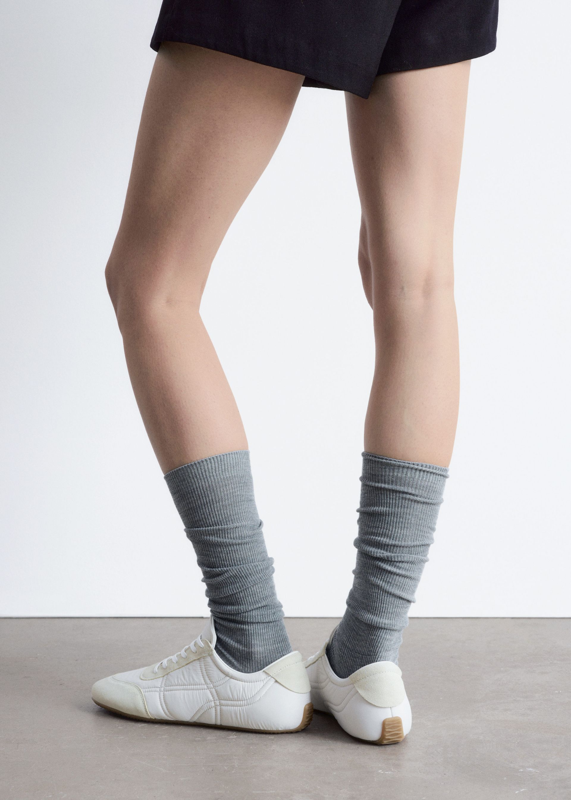Suede-Detail Trainers