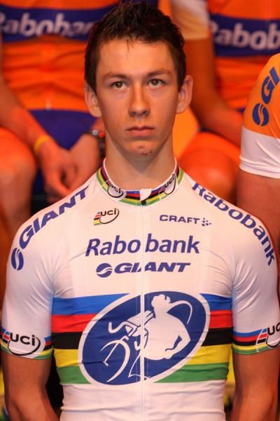 Lars Van Der Haar, the U23 cyclo-cross world champion