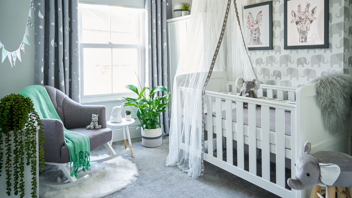 Baby nursery ideas hot sale grey and white