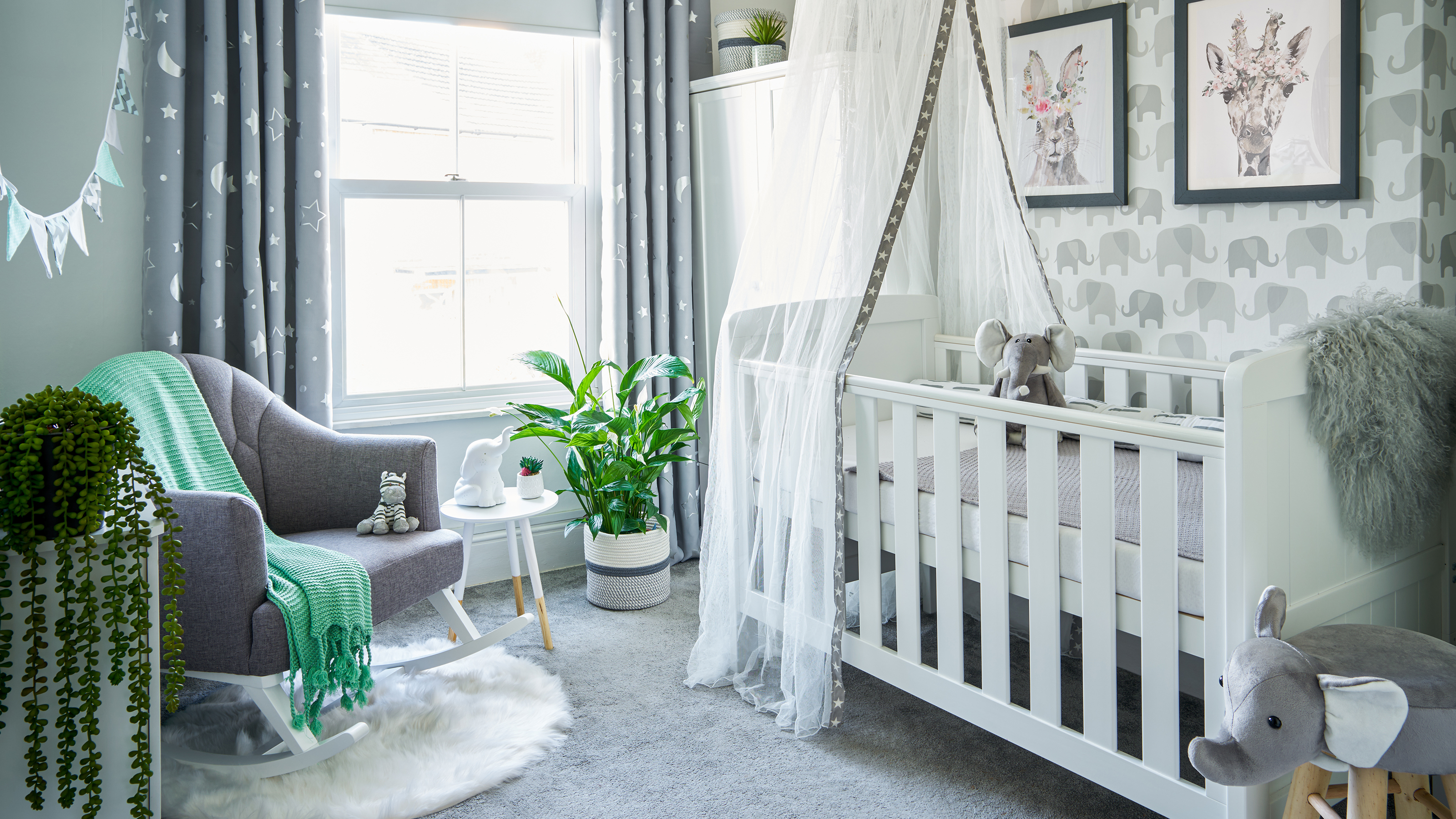 Grey nursery deals ideas