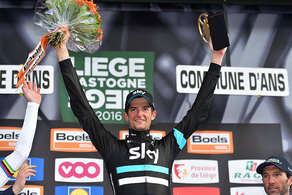 Wout Poels (Team Sky) wins Liege-Bastogne-Liege
