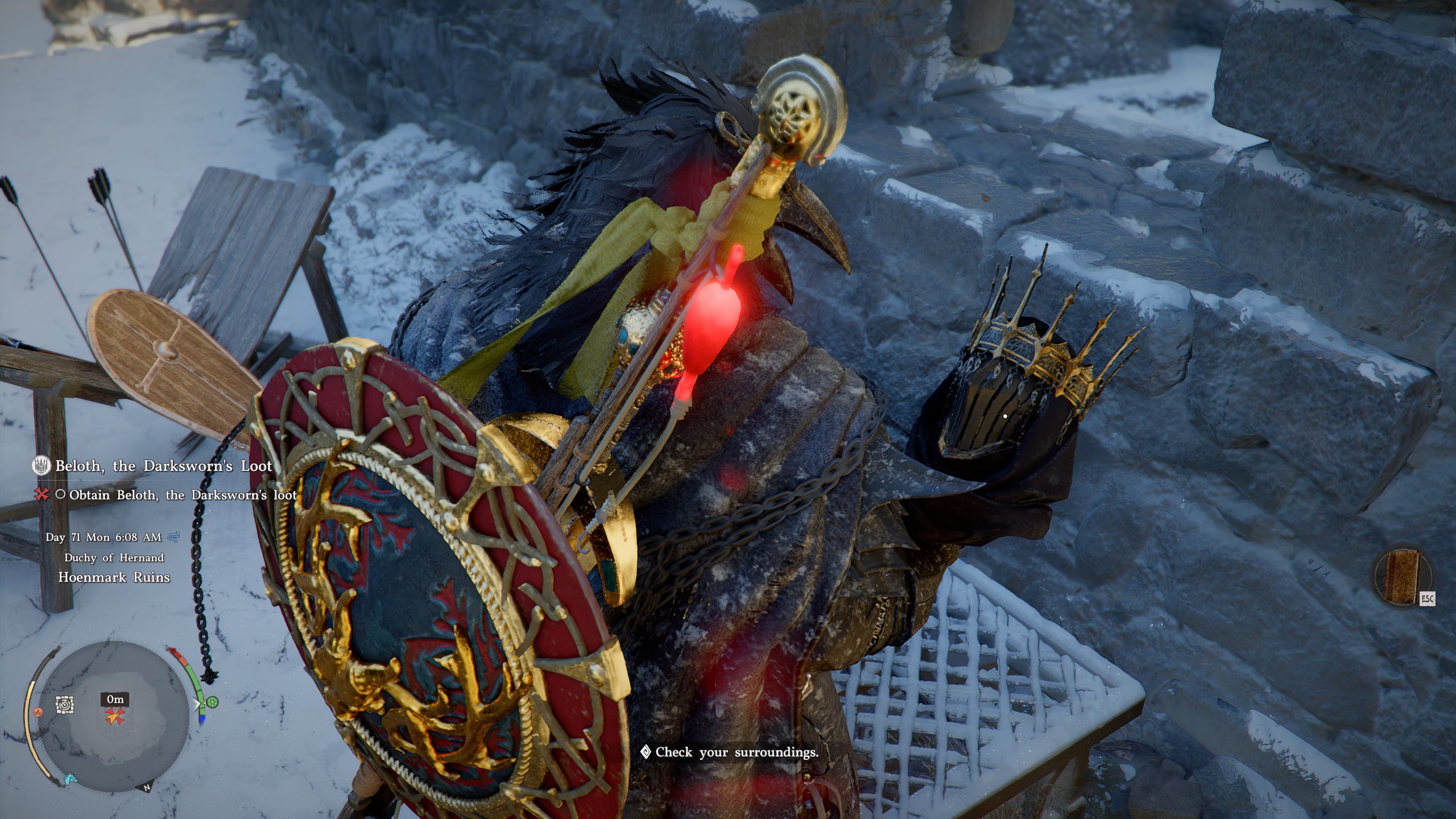 Crimson Desert Shadow Armor - Helmet