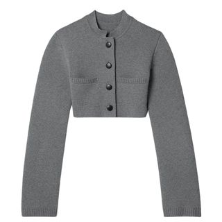 Khaite Ello cropped wool-blend cardigan