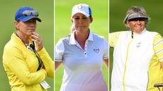 Annika Sorenstam (left), Cristie Kierr (centre), Dame Laura Davies (right)