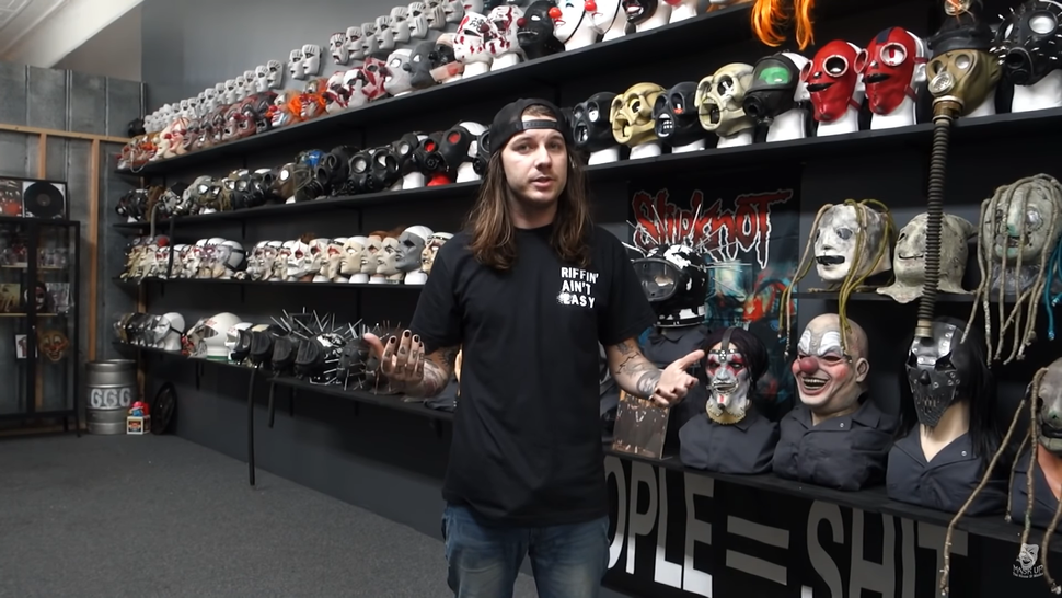 Is this the largest collection of Slipknot masks in the world? Louder