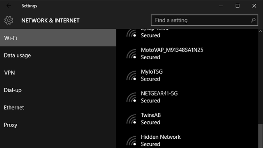 68. Reti Wi-Fi non visibili