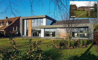 Contemporary home with two storey extension