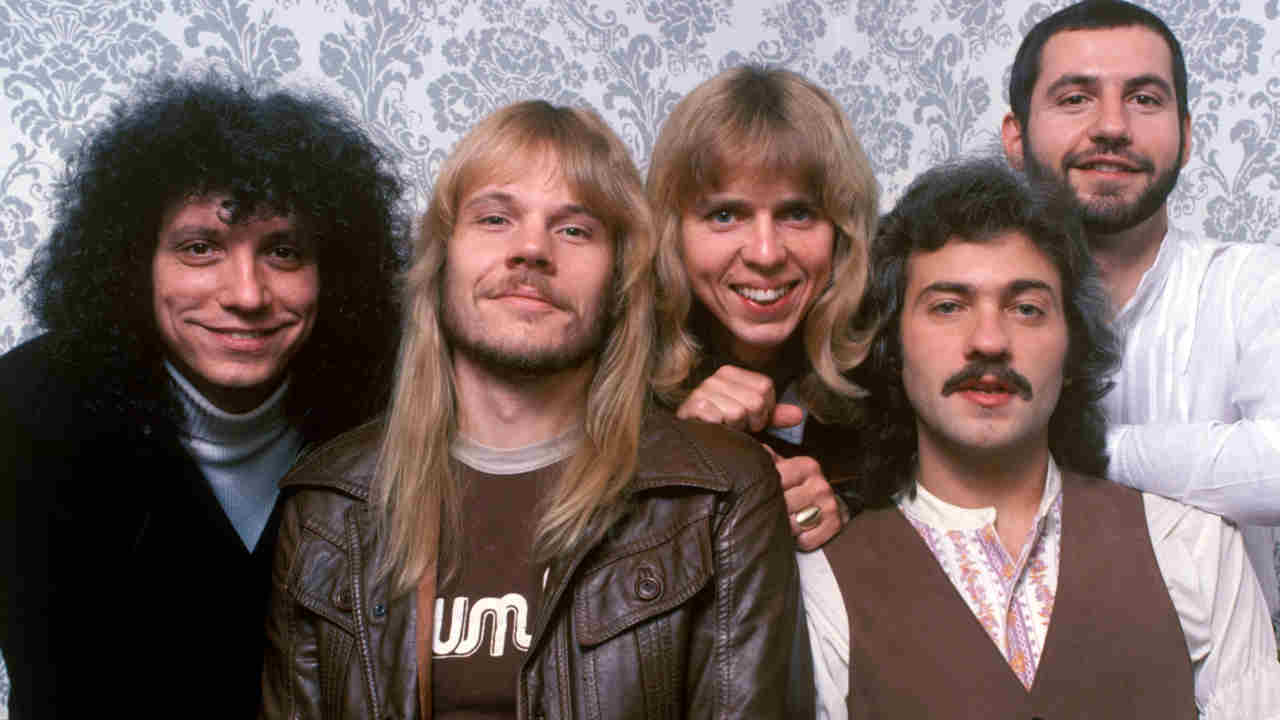 Styx posing for a photograph in 1978