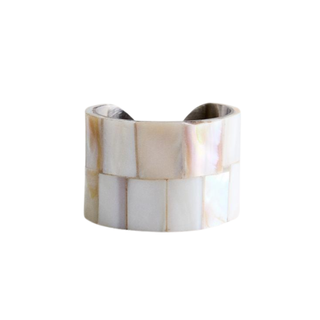 mother of pearl napkin ring