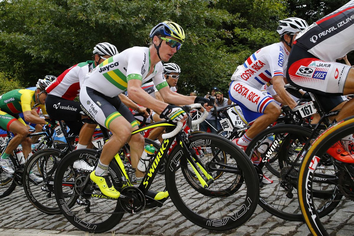 Jay McCarthy (Australia) saw his trade teammate win gold and national teammate win silver