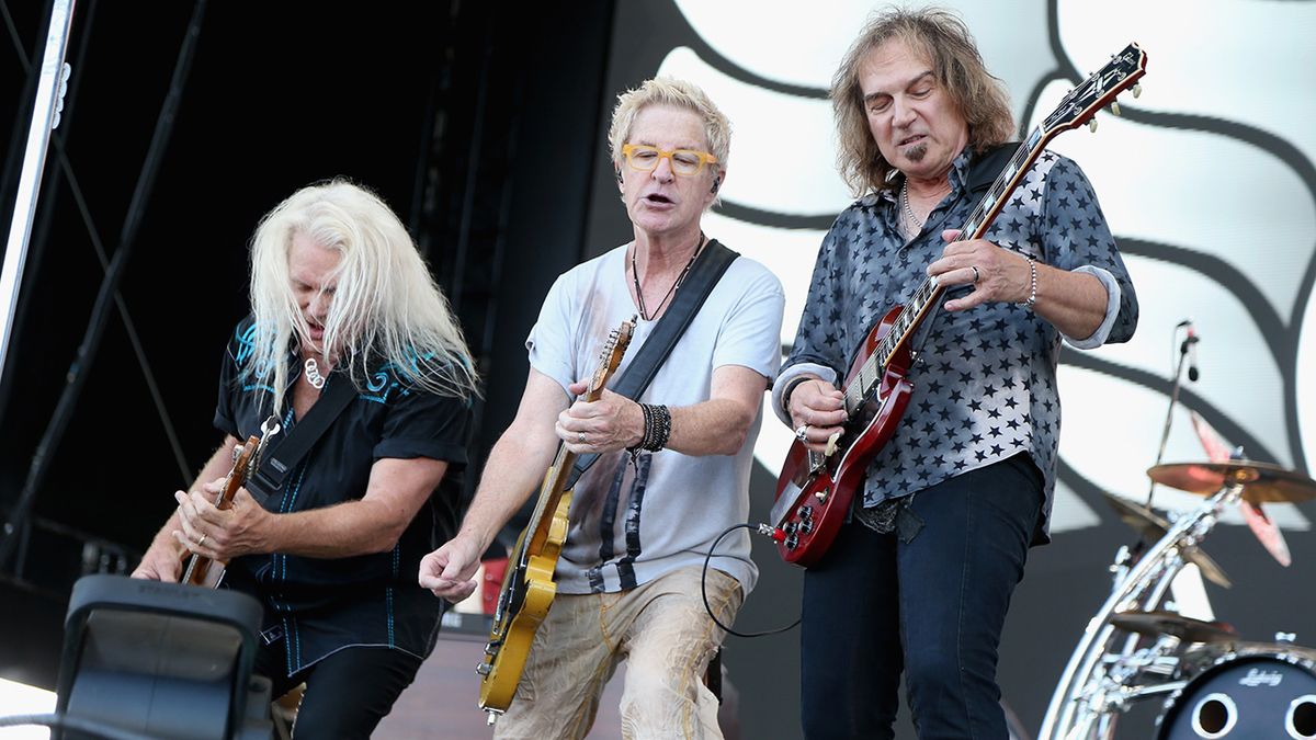 REO Speedwagon&#039;s Bruce Hall, Kevin Cronin and Dave Amato 