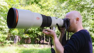 The Sony Alpha line recently welcomed the sports-photography-friendly FE 600mm f/4 GM OSS. Image credit: TechRadar