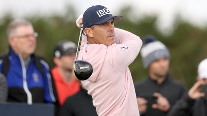 Billy Horschel takes a shot at the Alfred Dunhill Links Championship