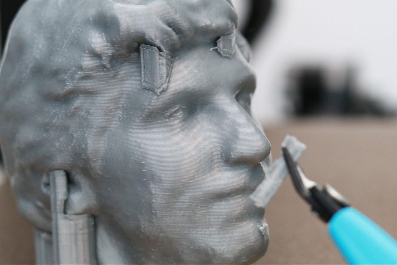 3D Printed Selfie With Your Phone