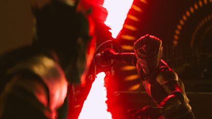 Darth Maul and Inquisitor Marrok in a lightsaber battle in Maul &ndash; Shadow Lord 