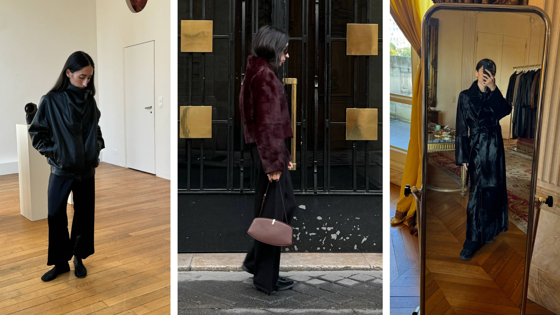 Alexis Badiyi at paris fashion week wearing jacket trends