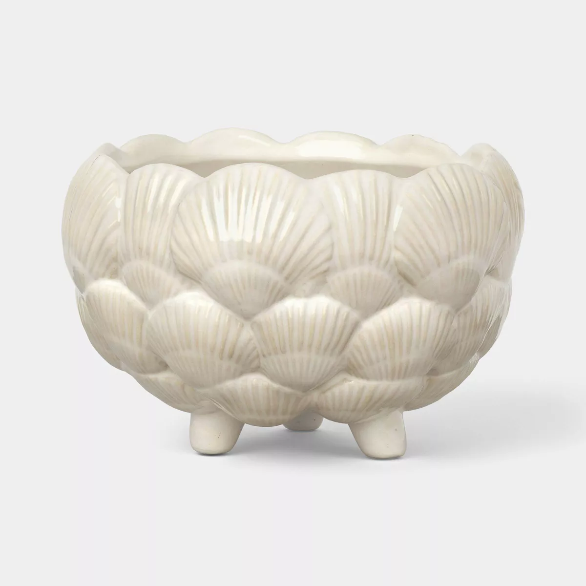 .ceramic Outdoor Planter Pot Ivory - Threshold&amp;trade; Designed With Studio Mcgee
