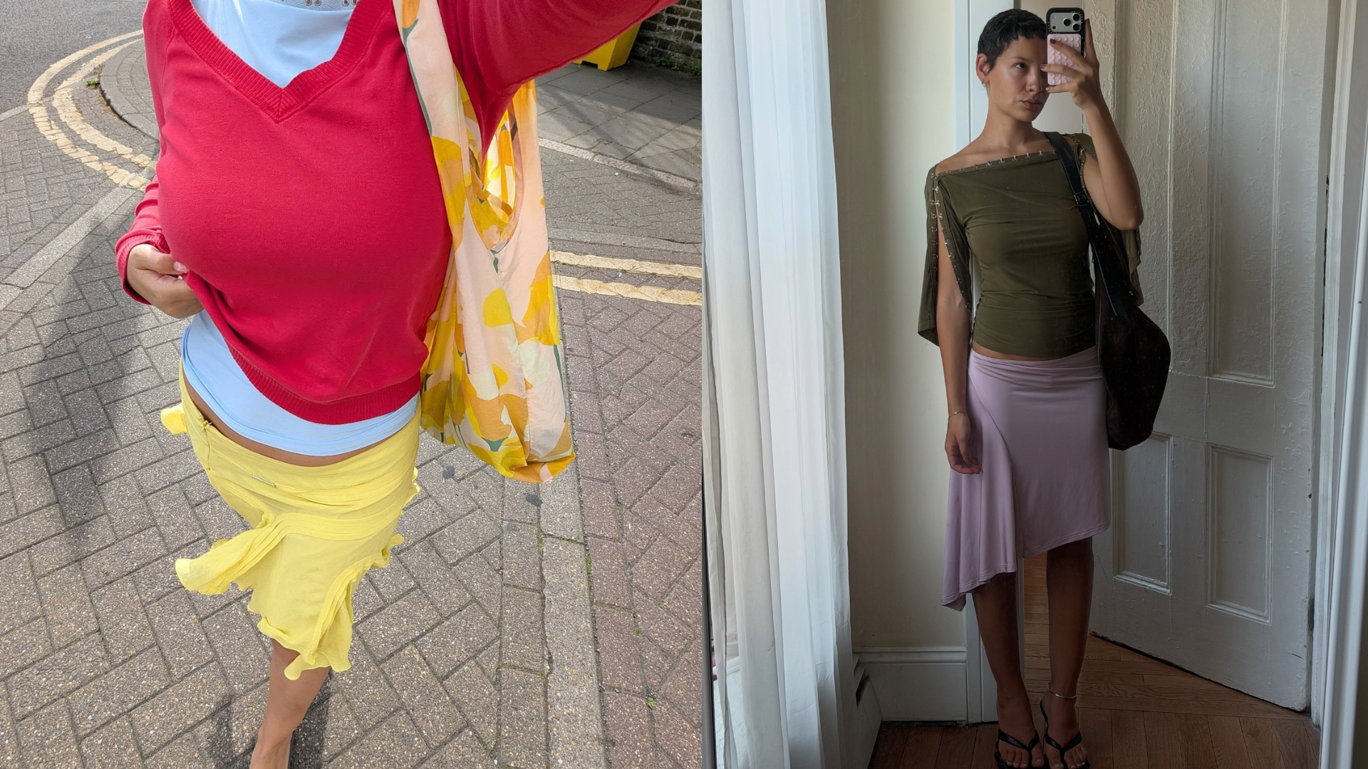 Everyone In NYC Is Wearing This Once-Dated Skirt Trend With Simple Summer Outfits Right Now