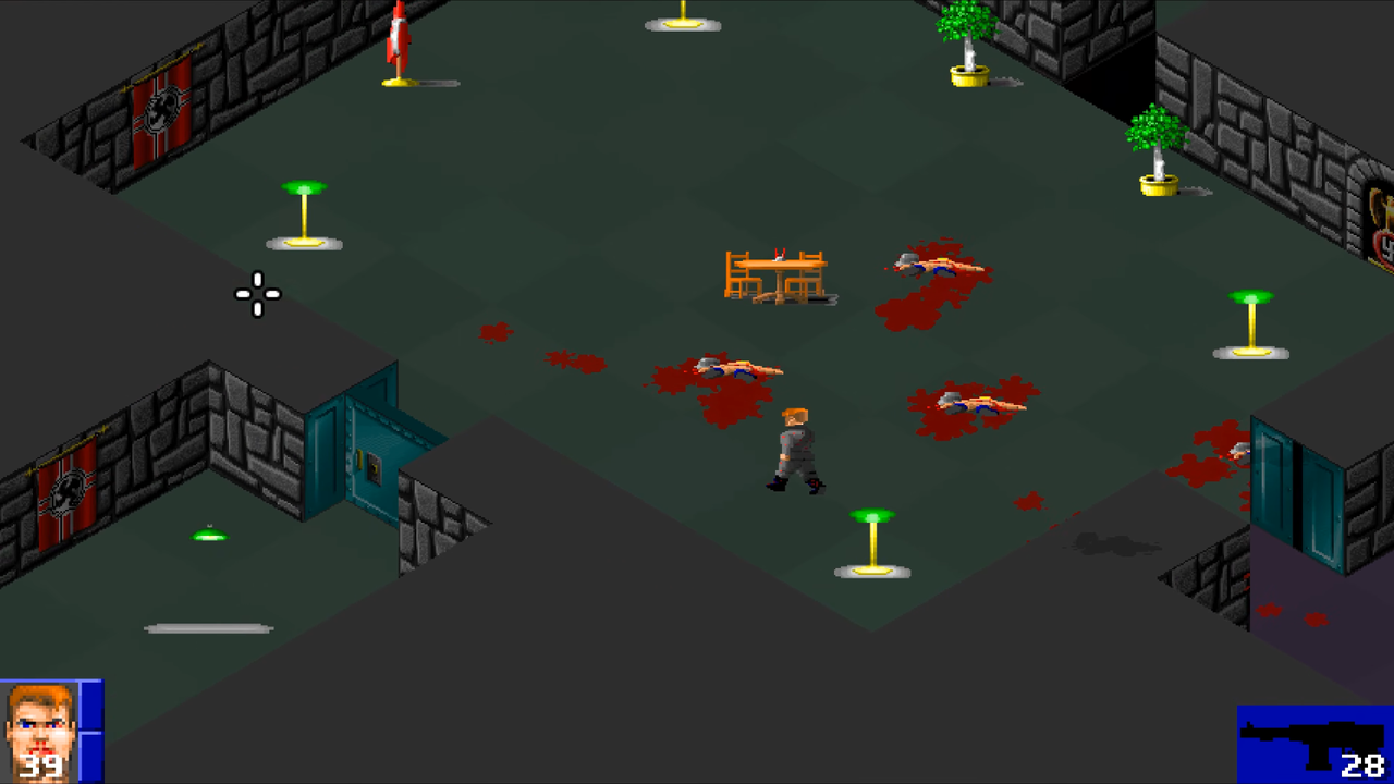 Isowulf, an isometric Wolfenstein 3D mod