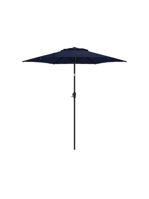 Style Selections 7.5-ft Push-button Tilt Patio Umbrella