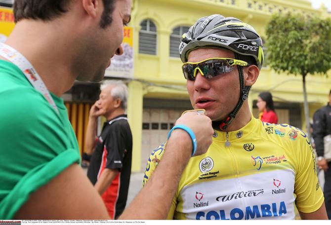 Duber Quintero (Colombia) kept the race lead