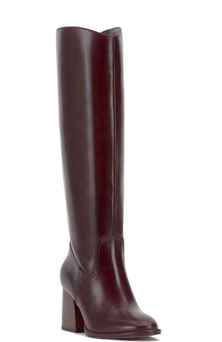 Leila Block Heel Knee High Boot