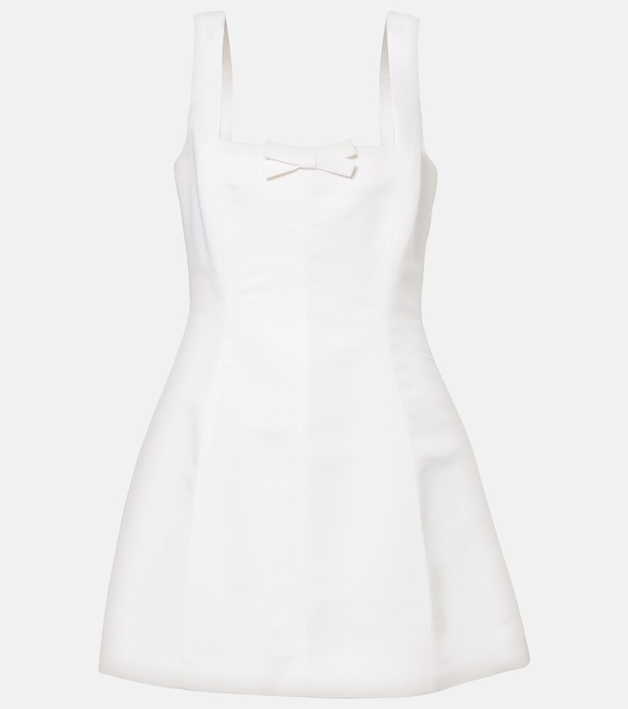 Corinne Silk Faille Minidress