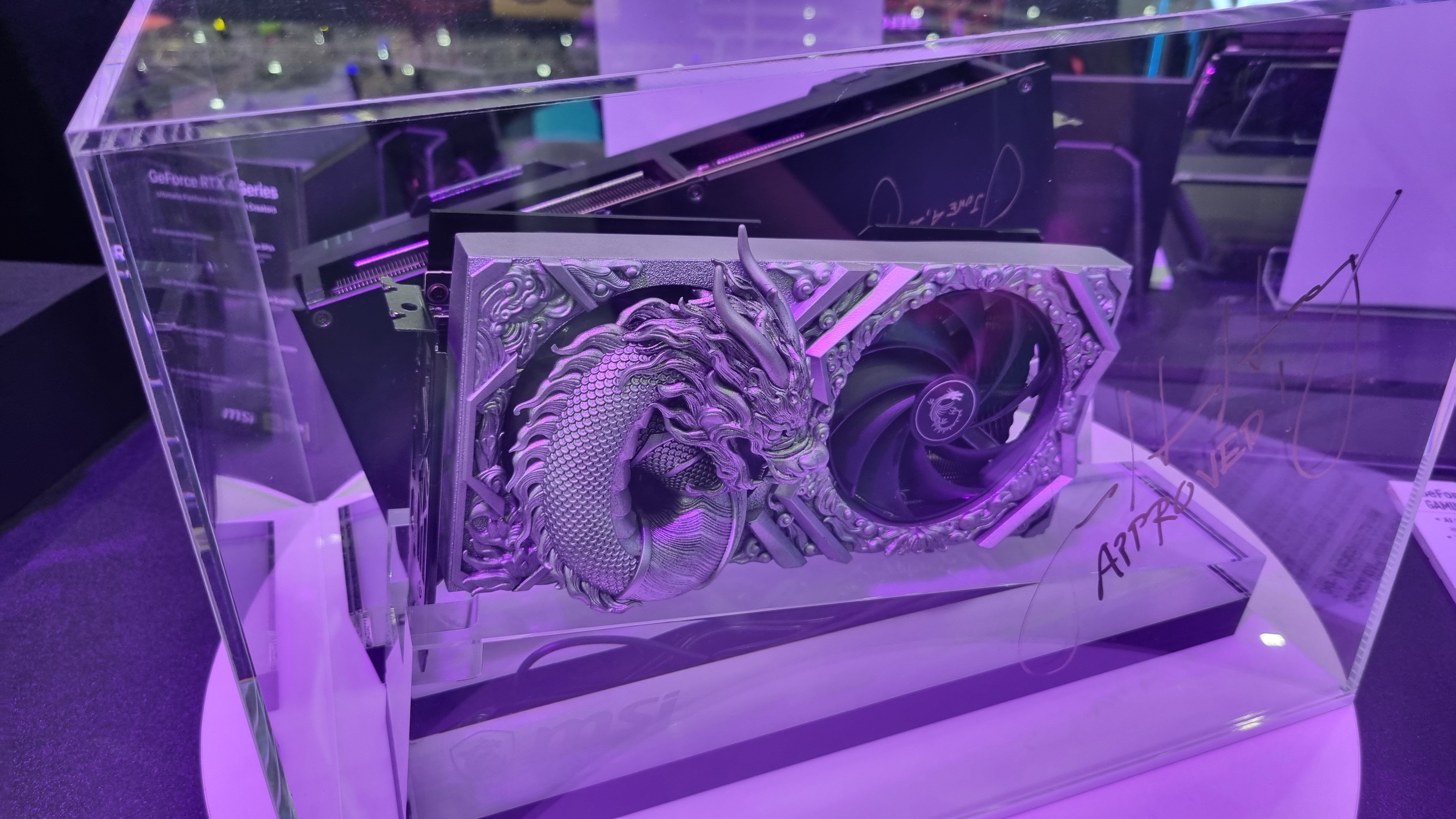 Mystery RAM slots, watercooled Nvidia GPUs, and dragons galore: The MSI booth was jam packed with PC gaming gear (and crowds) at Computex 2024