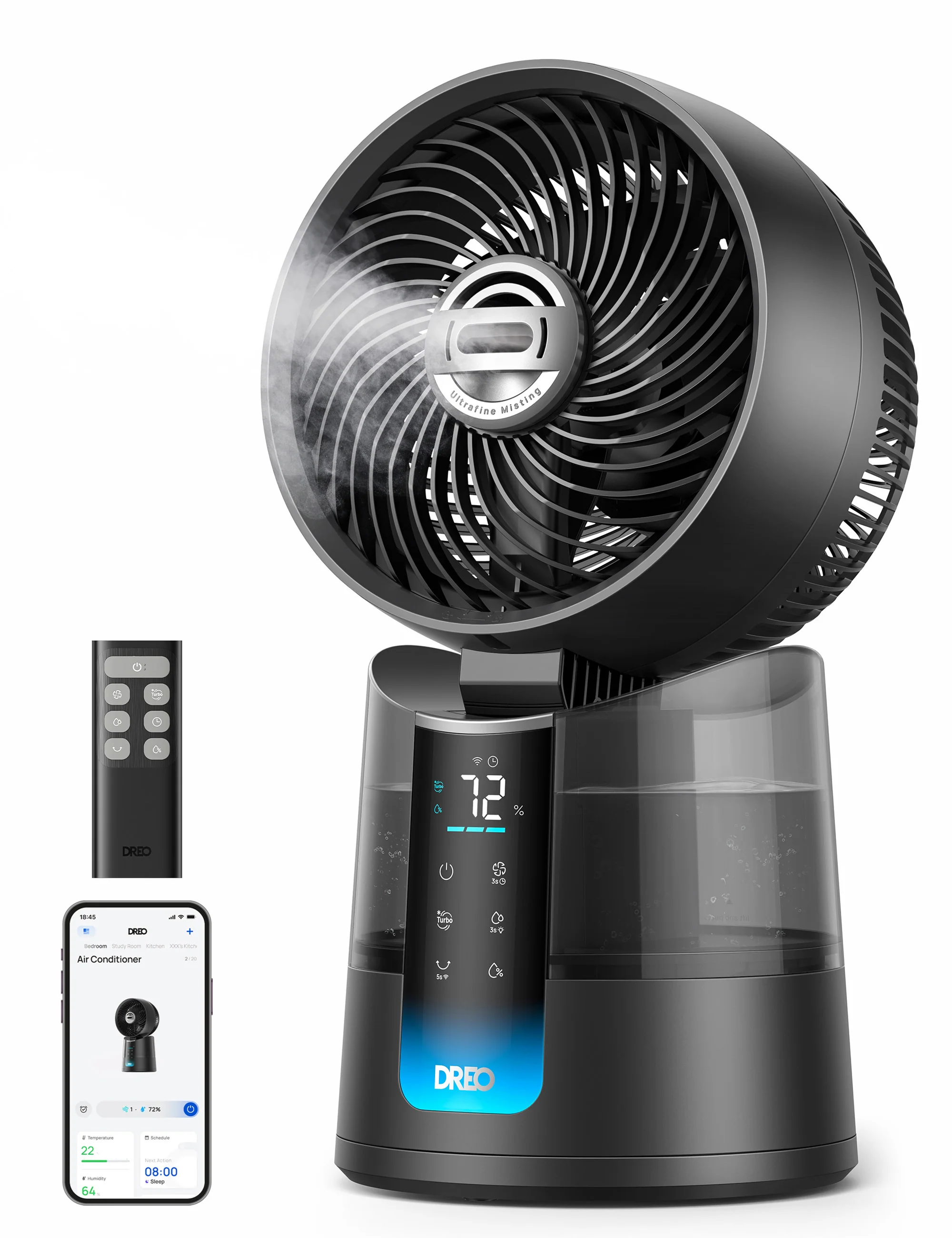 Dreo Smart Misting Fan 516S za ok. 100 USD chłodzi domowe biuro podczas fali upałów