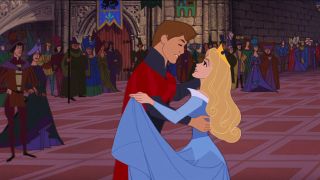 Aurora and Philip dancing in Sleeping Beauty