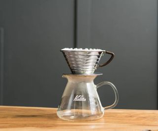 Kalita coffee maker on counter
