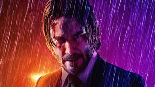 Keanu Reeves in a promotional poster for John Wick 4