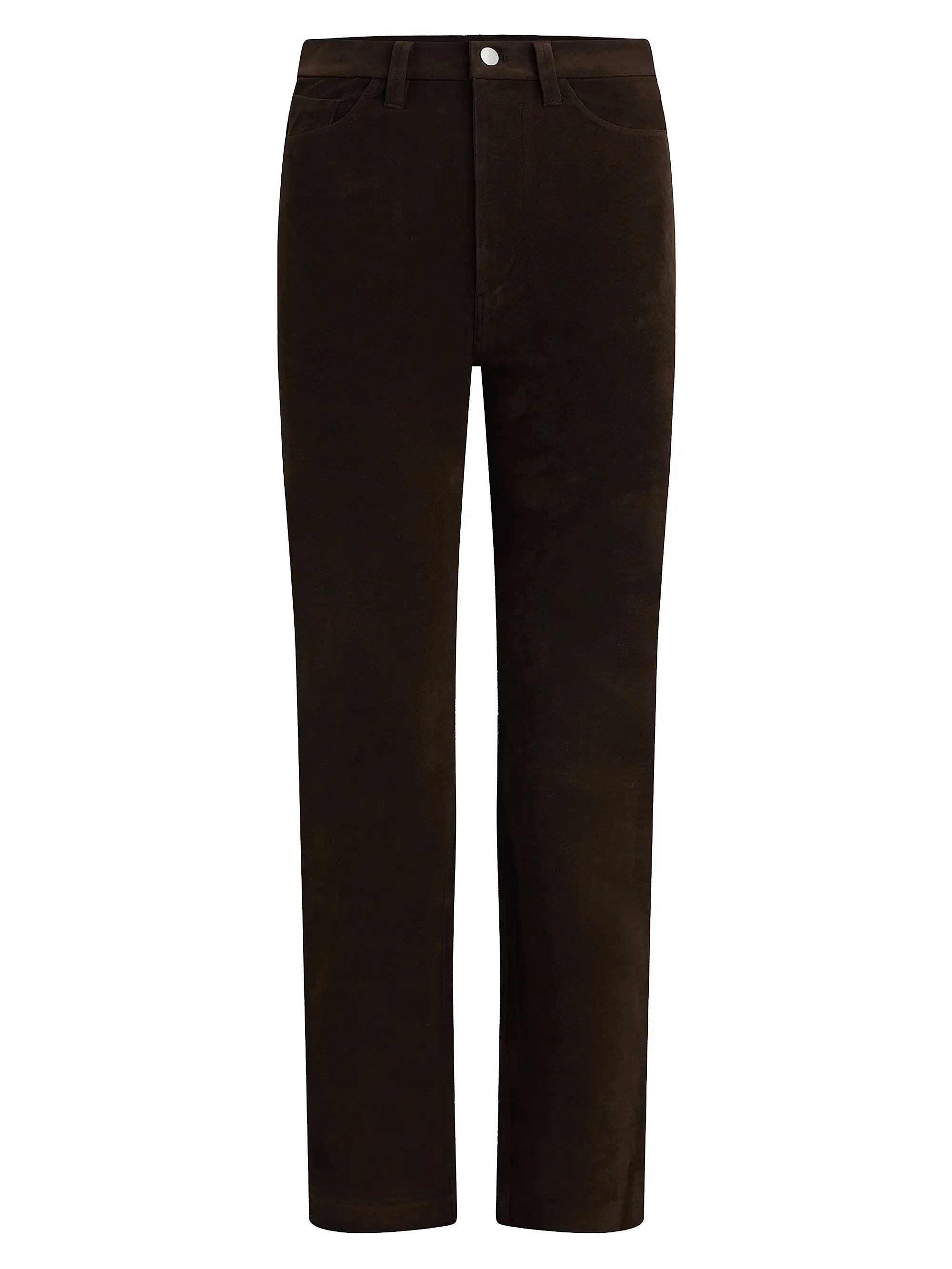 The Margot 32&#039;&#039; Vegan Suede Slim Pants