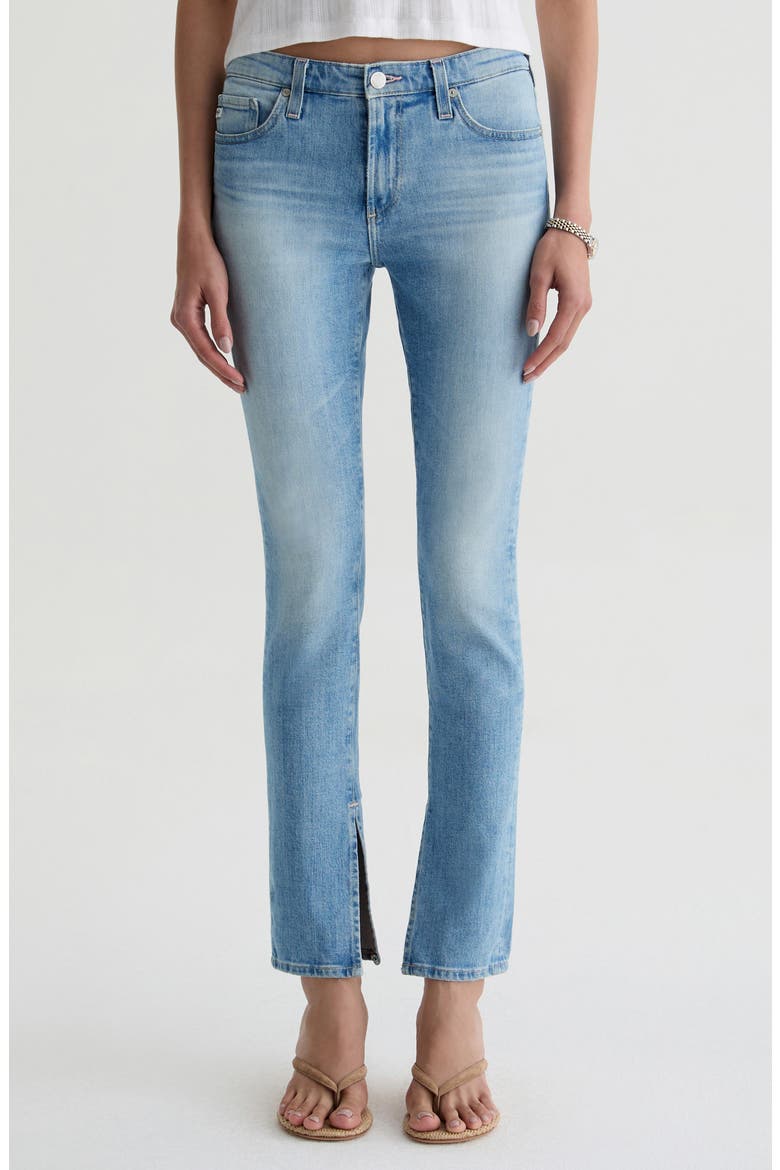 Prima Split Hem Low Rise Cigarette Jeans