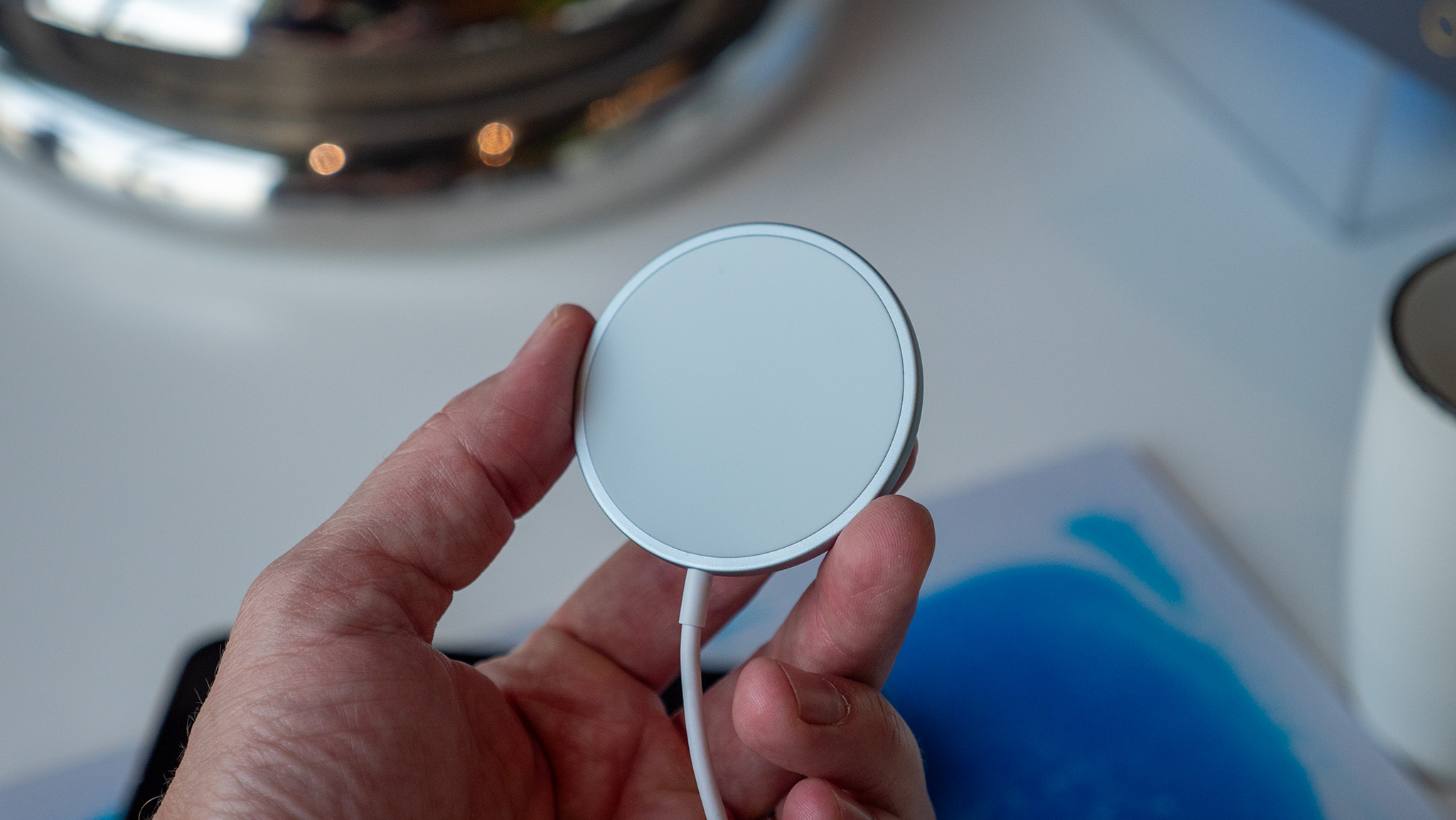 The official Google Pixelsnap Qi2 wireless charger and dock for the Google Pixel 10 series