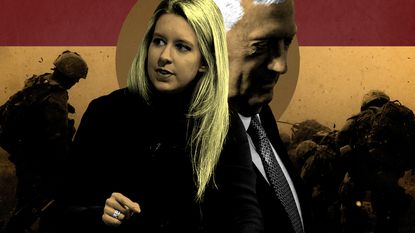 Elizabeth Holmes and James Mattis.